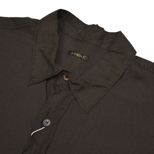 COMOLI 2025SS シルク製品染シャツ B01-02014 古着・中古-3枚目のアイテム画像