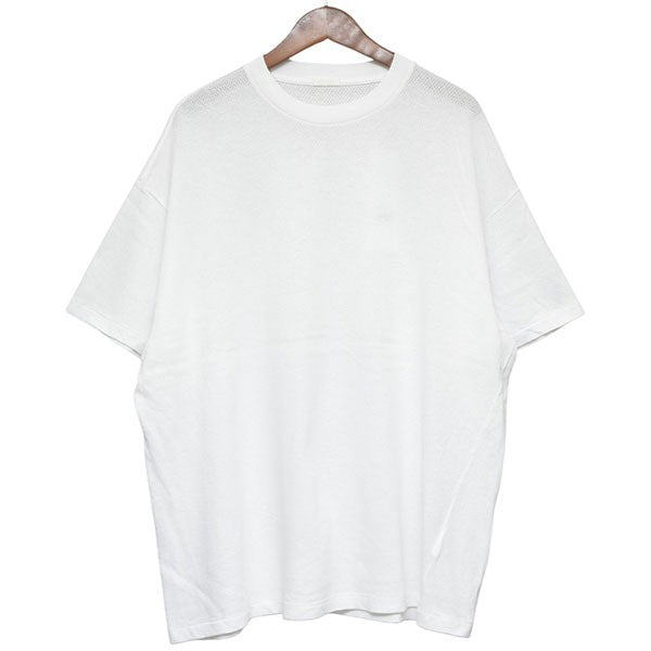 COMOLI 2025SS コットンメッシュ半袖Tシャツ B01-05036 古着・中古-1枚目のアイテム画像