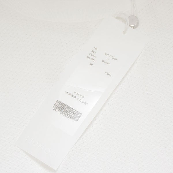 COMOLI 2025SS コットンメッシュ半袖Tシャツ B01-05036 古着・中古-5枚目のアイテム画像