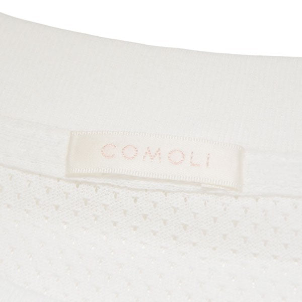 COMOLI 2025SS コットンメッシュ半袖Tシャツ B01-05036 古着・中古-6枚目のアイテム画像