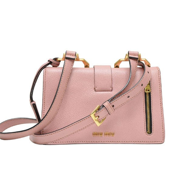 MIU MIU(ミュウミュウ) MADRAS ショルダーバッグ 5BH609 5BH609 ピンク