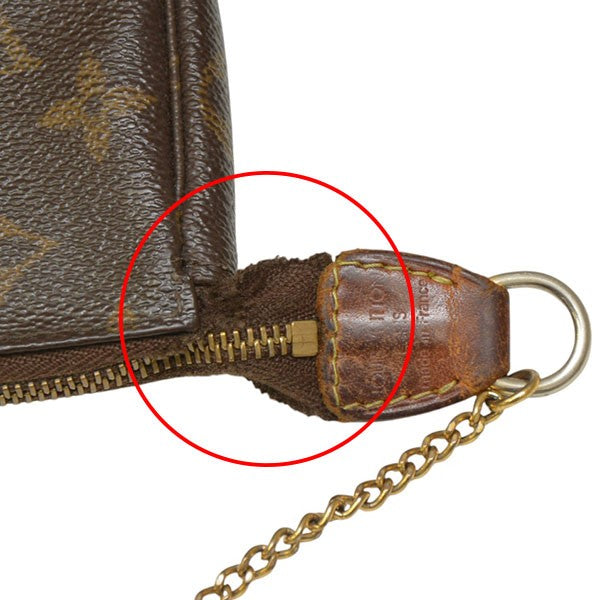LOUIS VUITTON モノグラム ミニ ポシェット アクセソワール ショルダーバッグ M58009 古着・中古-6枚目のアイテム画像