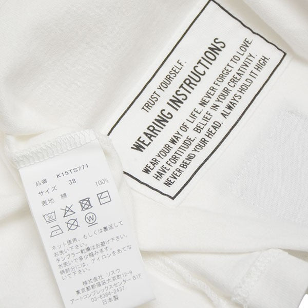 Maison MIHARA YASUHIRO CAT PRINTED TEE キャットプリントクロップドTシャツ ショート丈Tシャツ K15TS771 古着・中古-8枚目のアイテム画像