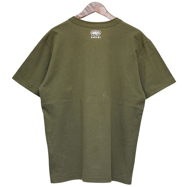 sacai 2021SS ERIC HAZE T-SHIRT プリントTシャツ 21-0306S 古着・中古-2枚目のアイテム画像