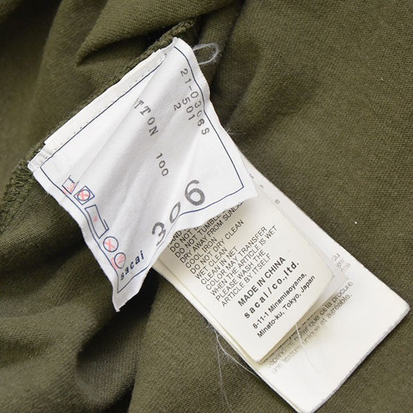 sacai 2021SS ERIC HAZE T-SHIRT プリントTシャツ 21-0306S 古着・中古-7枚目のアイテム画像