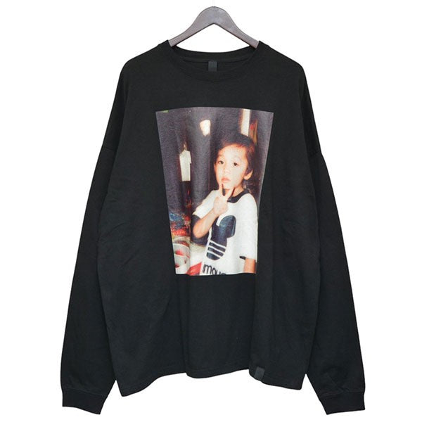 深夜未明(シンヤミメイ) 長尾くん限定 1995 LS Tee フォトプリント