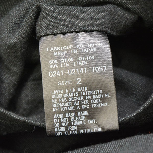 ARTS＆SCIENCE 2024SS 3 button work jacket 3ボタンコットンリネンワークジャケット 0241-U2141-1057 古着・中古-7枚目のアイテム画像