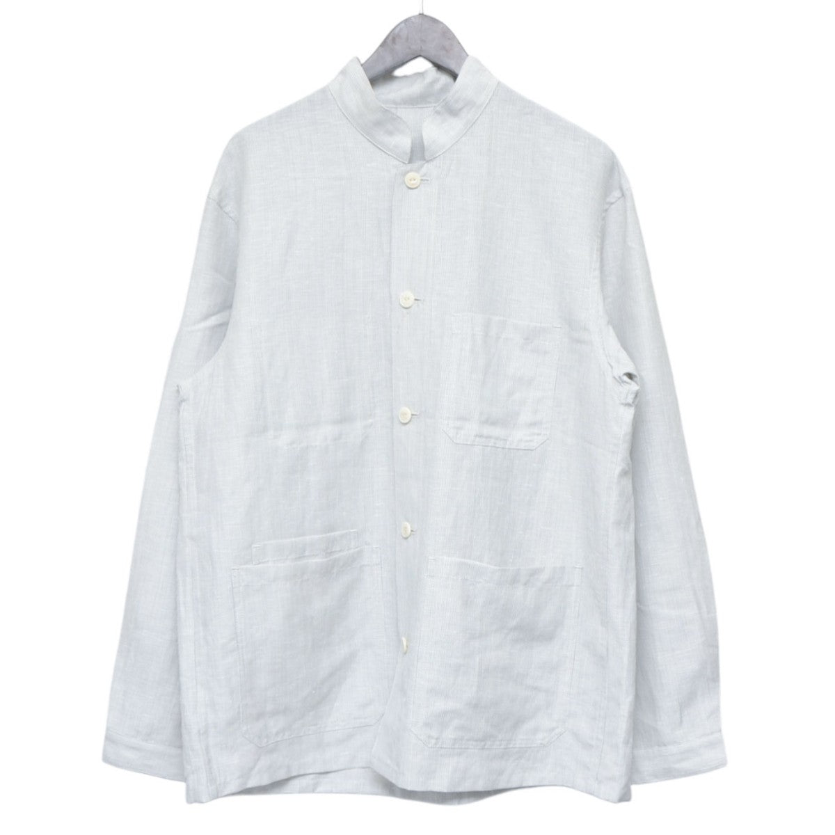 BRITISH MADE シャケット マンチェスター(ウールリネン) スタンドカラージャケット 古着・中古-1枚目のアイテム画像