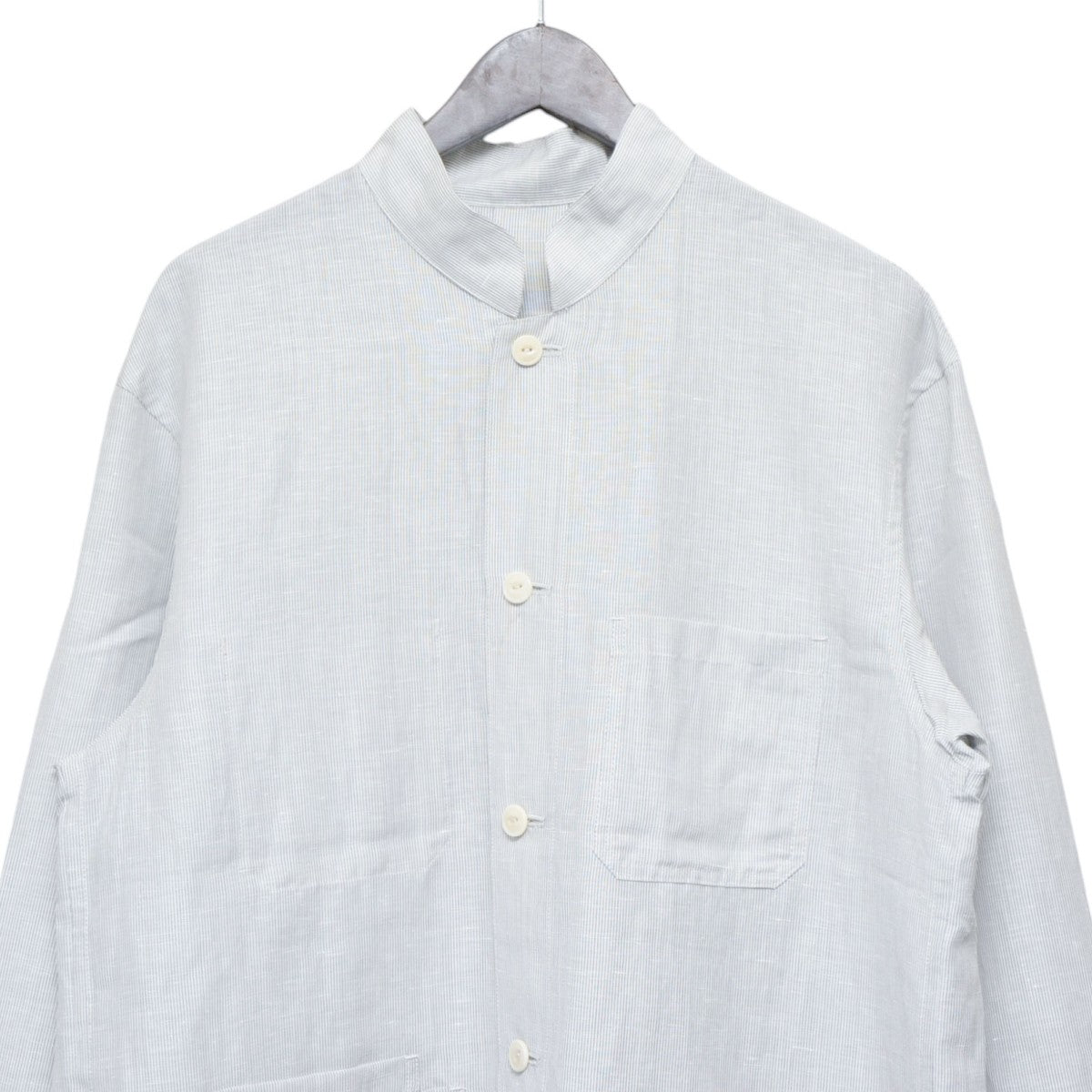 BRITISH MADE シャケット マンチェスター(ウールリネン) スタンドカラージャケット 古着・中古-3枚目のアイテム画像