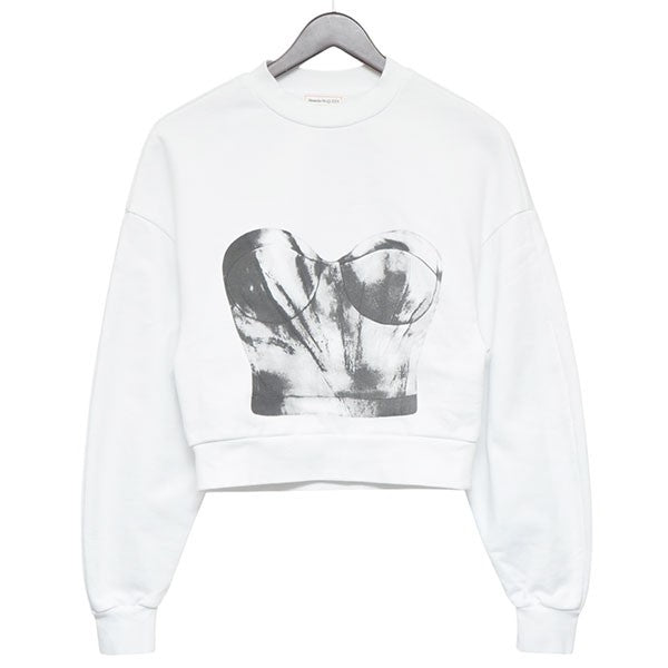 ALEXANDER McQUEEN(アレキサンダーマックイーン) Cropped sweatshirt