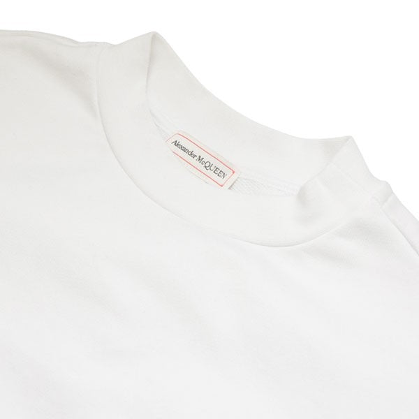 ALEXANDER McQUEEN Cropped sweatshirt クロップドプリントスウェット ショート丈トレーナー 735221 古着・中古-3枚目のアイテム画像