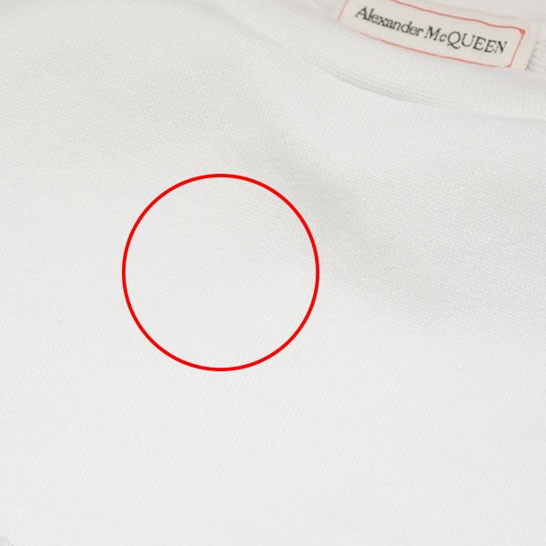 ALEXANDER McQUEEN Cropped sweatshirt クロップドプリントスウェット ショート丈トレーナー 735221 古着・中古-6枚目のアイテム画像