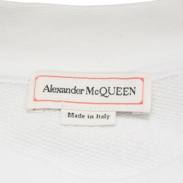 ALEXANDER McQUEEN Cropped sweatshirt クロップドプリントスウェット ショート丈トレーナー 735221 古着・中古-7枚目のアイテム画像