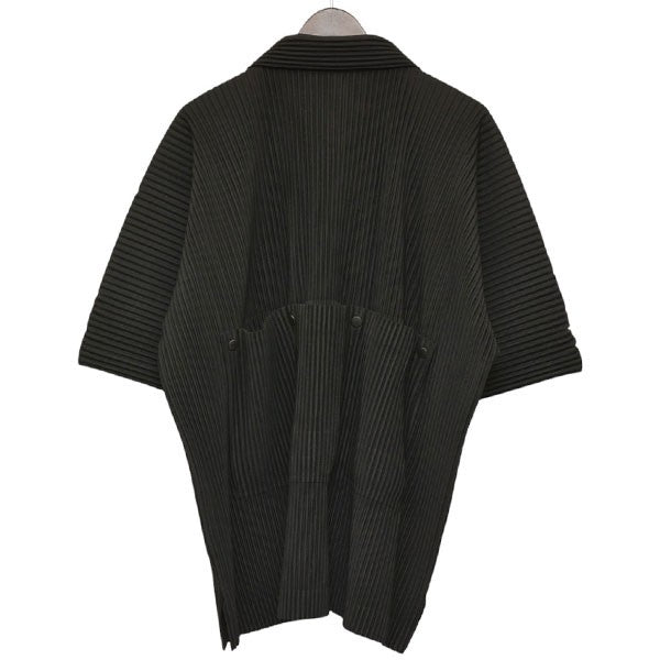 2023SS　FLIP　プリーツ半袖シャツ　HP31JJ172