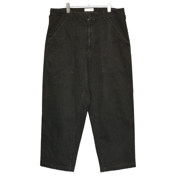 T／f 2025SS F3 biostone wash patch pockets baggy denim pants USED加工バギーデニムパンツ 古着・中古-1枚目のアイテム画像