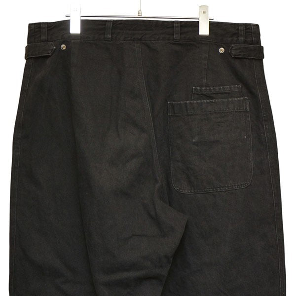 T／f 2025SS F3 biostone wash patch pockets baggy denim pants USED加工バギーデニムパンツ 古着・中古-4枚目のアイテム画像