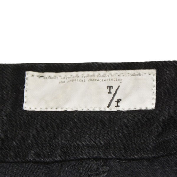 T／f 2025SS F3 biostone wash patch pockets baggy denim pants USED加工バギーデニムパンツ 古着・中古-7枚目のアイテム画像