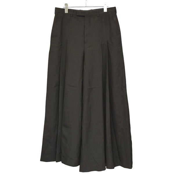 LAD MUSICIAN 2022AW WOOL GABARDINE 2TUCK WIDE FLARE 2タックワイドフレアスラックスパンツ 2222-555 古着・中古-1枚目のアイテム画像