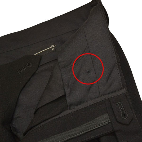 LAD MUSICIAN 2022AW WOOL GABARDINE 2TUCK WIDE FLARE 2タックワイドフレアスラックスパンツ 2222-555 古着・中古-5枚目のアイテム画像