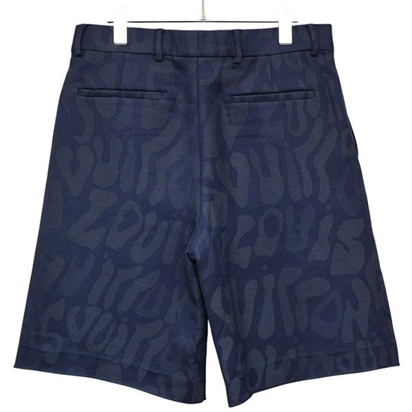 LOUIS VUITTON 2023SS 総柄タックショートパンツ RM231M S70 HOP11W 古着・中古-2枚目のアイテム画像