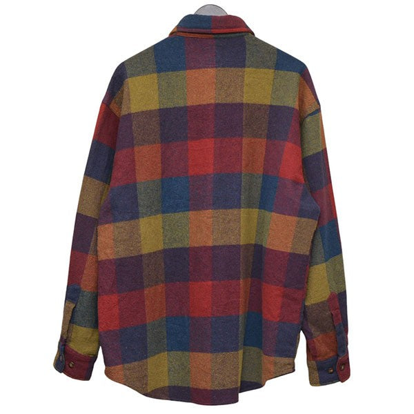 1990年代　Vintage　ブロックチェックネルシャツ