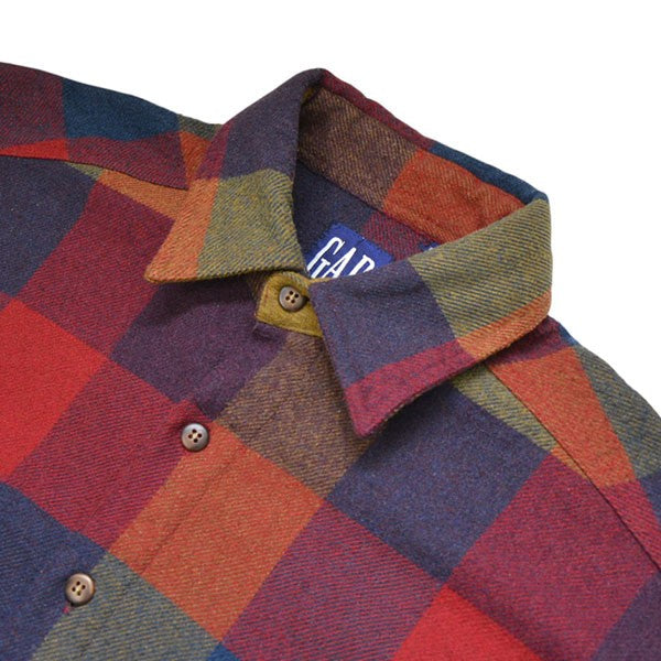 1990年代　Vintage　ブロックチェックネルシャツ