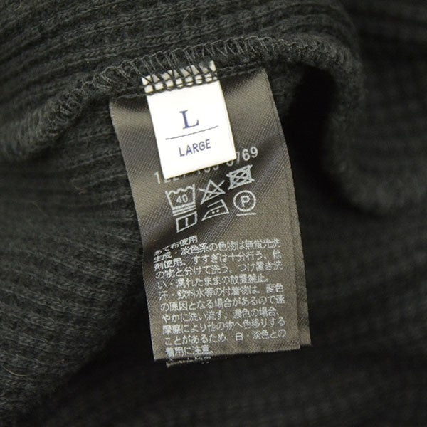 ワッフルバルーンカーディガン　サーマルコットンカーディガン　1227-199-0769