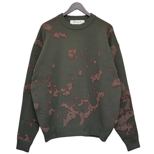 BAL(バル) 2025AW ACQUARD COTTON CREWNECK SWEATER クルーネック