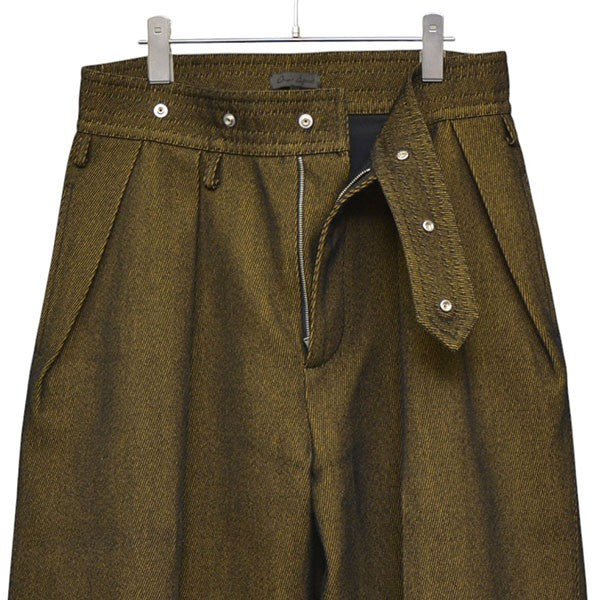 Omar Afridi 2024AW REICH PLEATED TROUSERS タックトラウザーパンツ 古着・中古-4枚目のアイテム画像