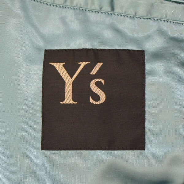Y’S for men ウールギャバハーフコート 裏地刺繍コート ME-J12-100 古着・中古-6枚目のアイテム画像