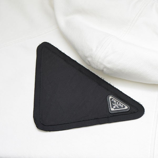 PRADA 2021SS グラフィックプリント オーバーサイズ フーディ プルオーバーパーカー スウェット 134628 S211 1YQR 古着・中古-5枚目のアイテム画像