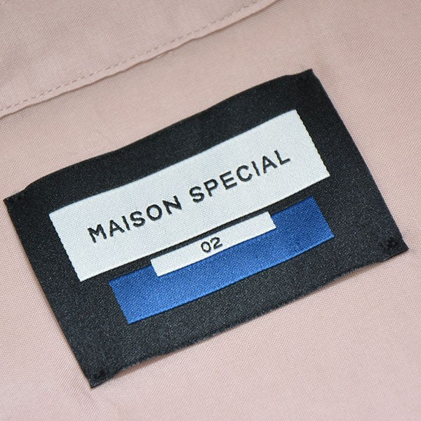 MAISON SPECIAL 2025SS Prime-Over Cellrose Chiffon Regular Collar Shirt レギュラーカラーシャツ 11251311205 古着・中古-5枚目のアイテム画像