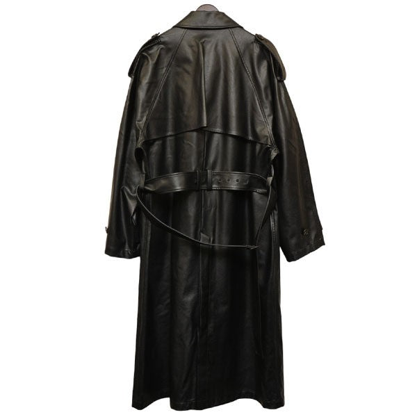 Synthetic Leather Trench Coat　フェイクレザートレンチコート　31232165101