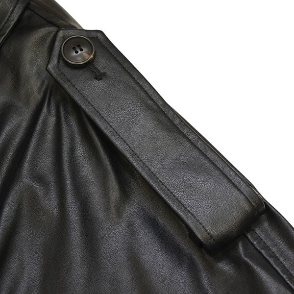 Synthetic Leather Trench Coat　フェイクレザートレンチコート　31232165101