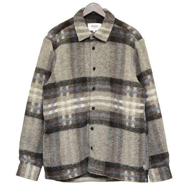 2025AW　NOLAN OVERSHIRT　ウールチェックオーバーサイズシャツ　AW25-OSH-NOL-BZF-GBL