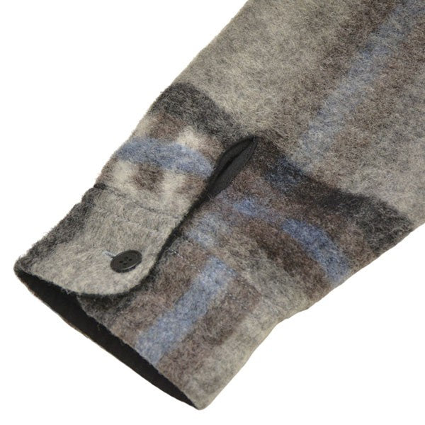 2025AW　NOLAN OVERSHIRT　ウールチェックオーバーサイズシャツ　AW25-OSH-NOL-BZF-GBL