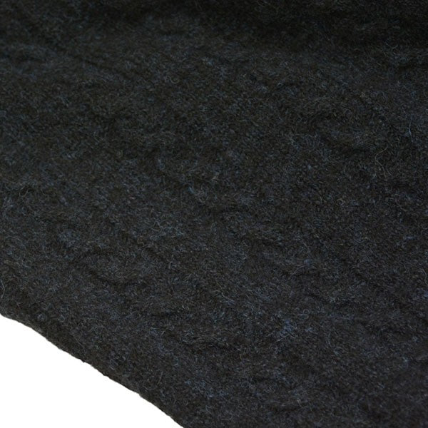 シェットランドケーブル縮絨の908ラグランセーター　クルーネックニット　80980403