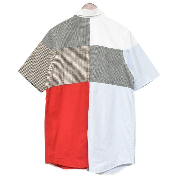 Omar Afridi 2022SS COLOURIST SHIRT パッチワーク半袖シャツ 古着・中古-2枚目のアイテム画像