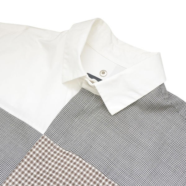 Omar Afridi 2022SS COLOURIST SHIRT パッチワーク半袖シャツ 古着・中古-3枚目のアイテム画像