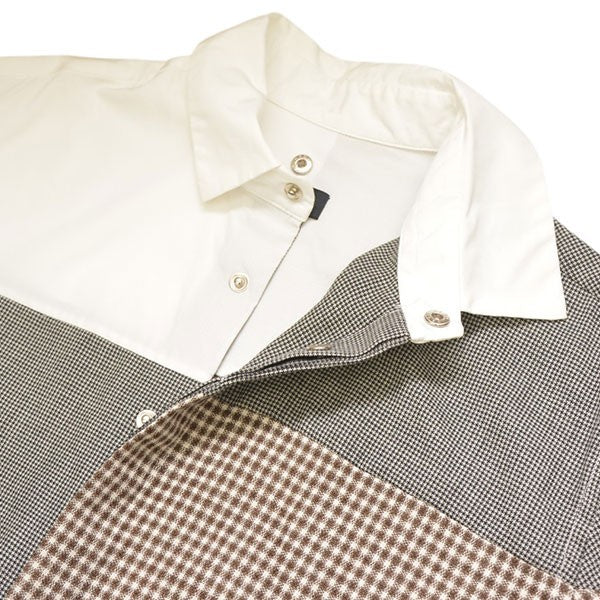Omar Afridi 2022SS COLOURIST SHIRT パッチワーク半袖シャツ 古着・中古-4枚目のアイテム画像