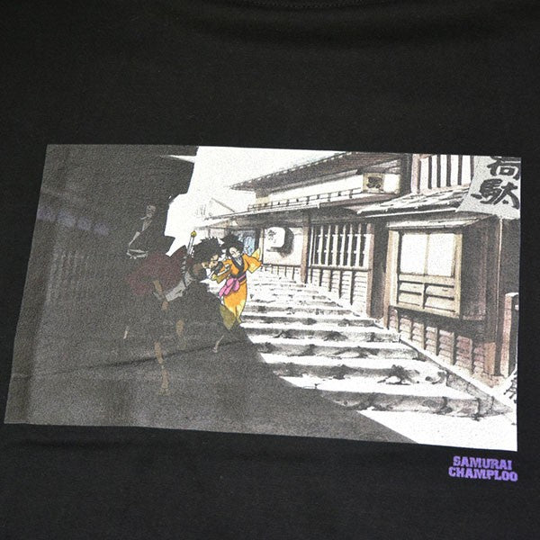 YEN TOWN MARKET×Nujabes Samurai Champloo STORY Tee サムライチャンプループリントTシャツ 古着・中古-4枚目のアイテム画像