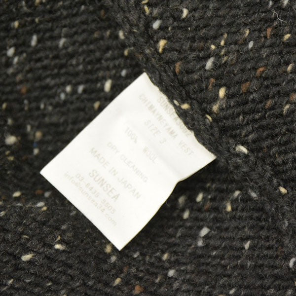 2024AW　30周年限定　CHIMAYONEYAMA VEST　チマヨニットベスト　SUNSEA3052