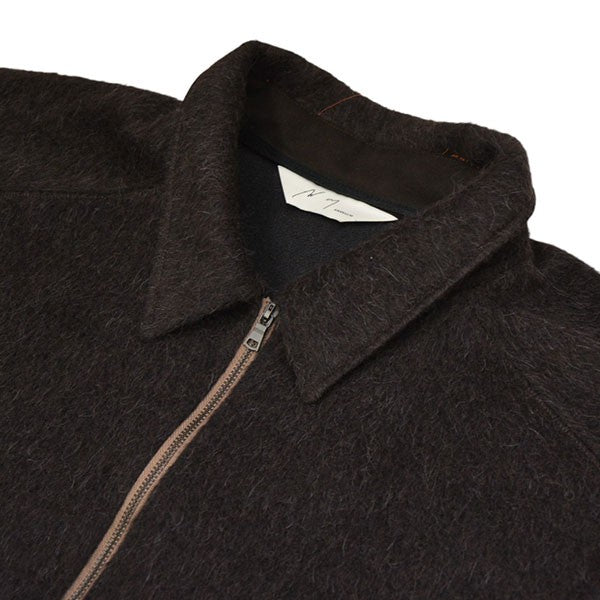 ANCELLM 2025AW SHAGGY ZIP UP SHIRT シャギージップアップシャツジャケット ANC-CT127-B 古着・中古-3枚目のアイテム画像