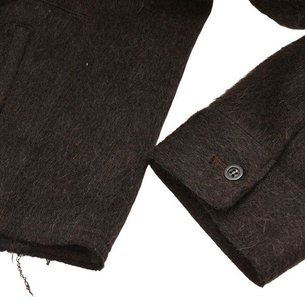 ANCELLM 2025AW SHAGGY ZIP UP SHIRT シャギージップアップシャツジャケット ANC-CT127-B 古着・中古-6枚目のアイテム画像