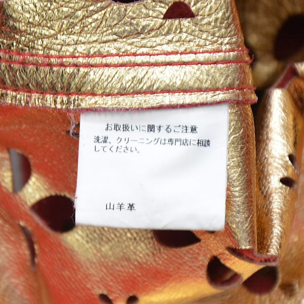 MASU 2022AW FLOWER-CUT LEATHER TRUCKER JACKET フラワーカットレザートラッカージャケット MVFW-BL0722 古着・中古-8枚目のアイテム画像