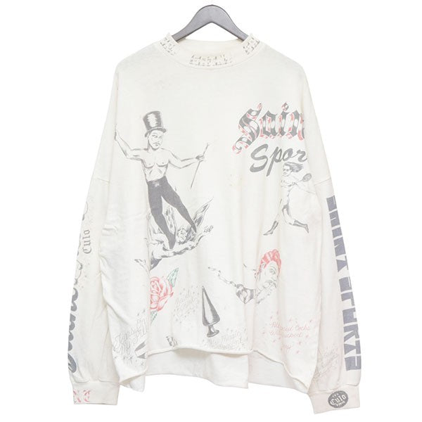 SAINT MICHAEL(セントマイケル) 2025AW ALX LS TEE DRAWING USED加工
