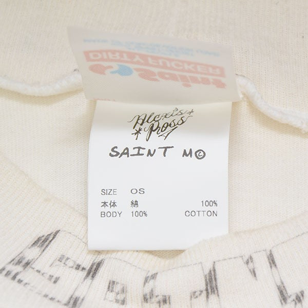 SAINT MICHAEL 2025AW ALX LS TEE DRAWING USED加工モックネックロングスリーブTシャツ SM-HR1-0000-C30 古着・中古-6枚目のアイテム画像