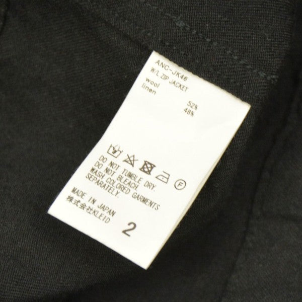 ANCELLM(アンセルム) 2025SS WL ZIP JACKET ジップアップジャケット