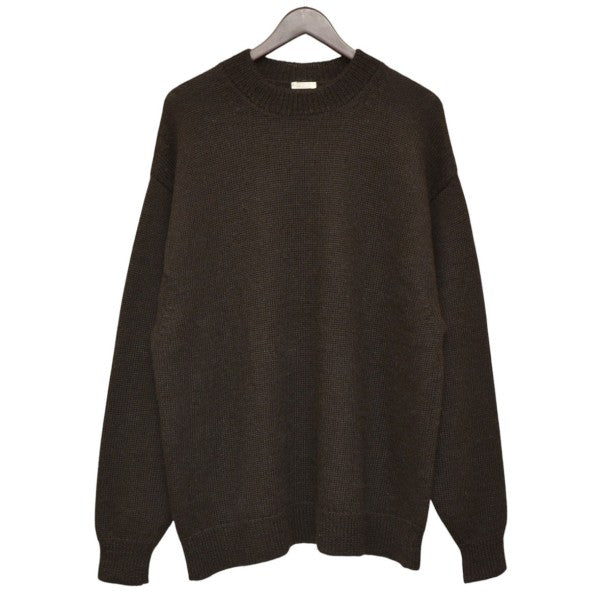 COMOLI 2021AW アルパカクルーネックニット セーター U03-06001 古着・中古-1枚目のアイテム画像