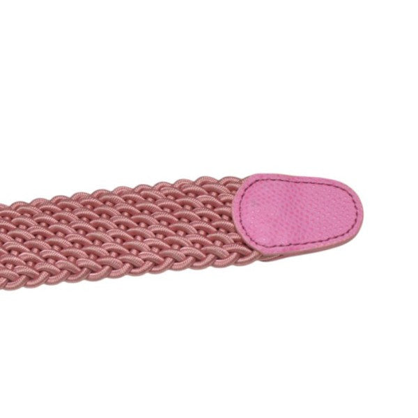 ST-POUR HOMME(エスティ プール オム) ゴムレザーメッシュベルト